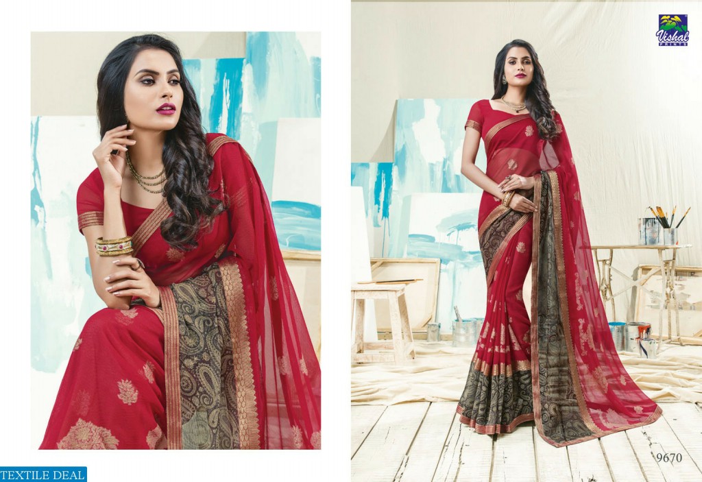 Vishal Artistry Collection Wholesale indian Saree catalog